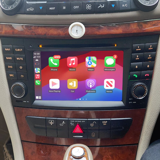 Bildschirm für Mercedes-Benz E-Klasse W11 im Original-Look