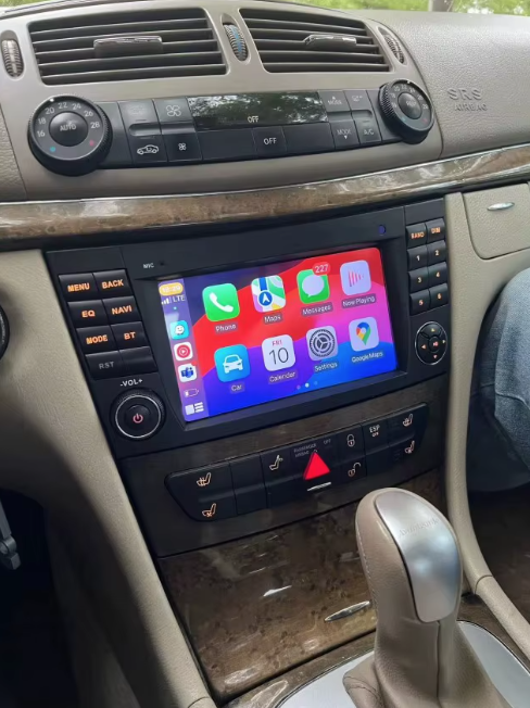 Bildschirm für Mercedes-Benz E-Klasse W11 im Original-Look